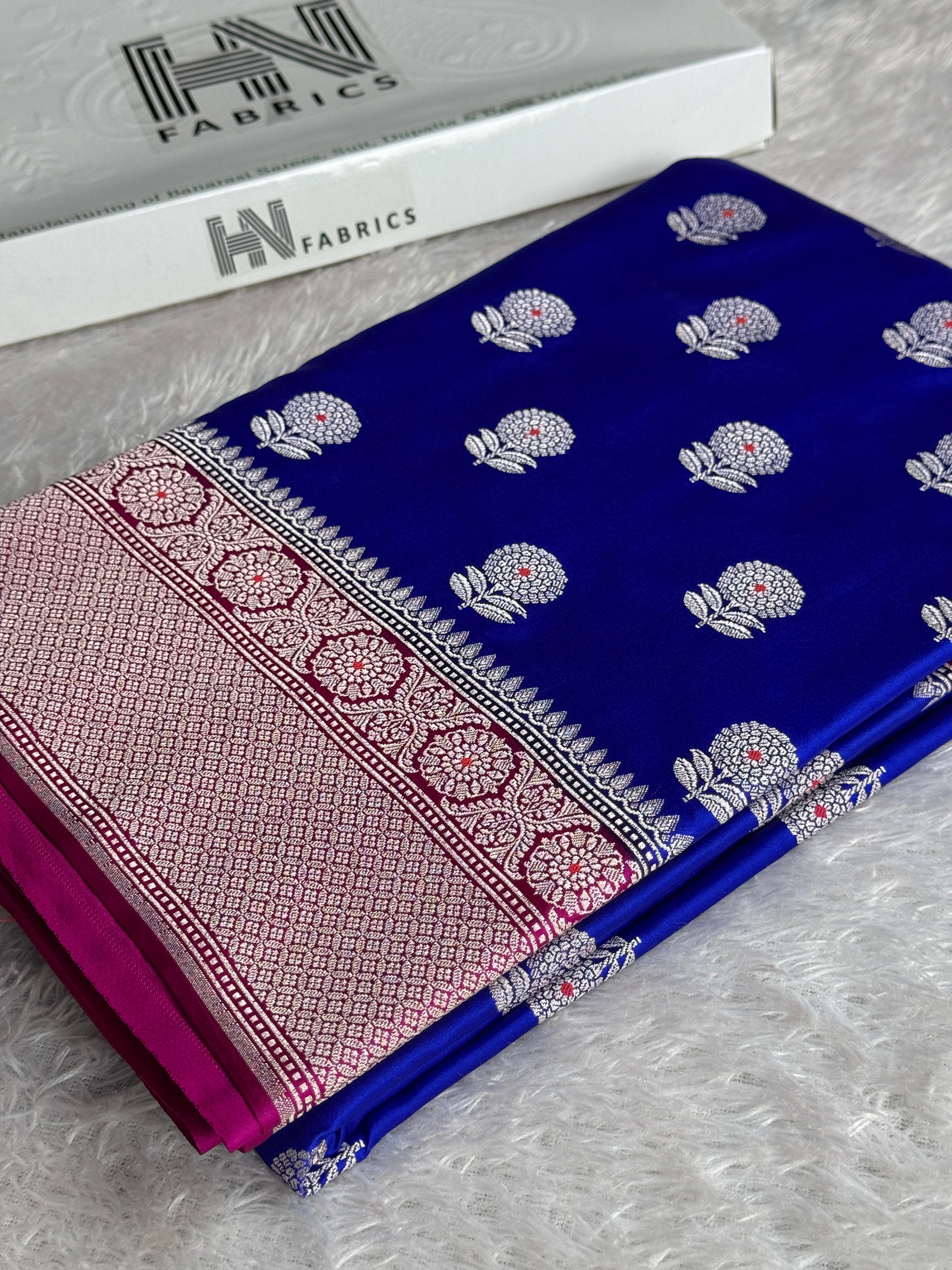 BANARASI MASHRU KATAN SILK SAREE MK022