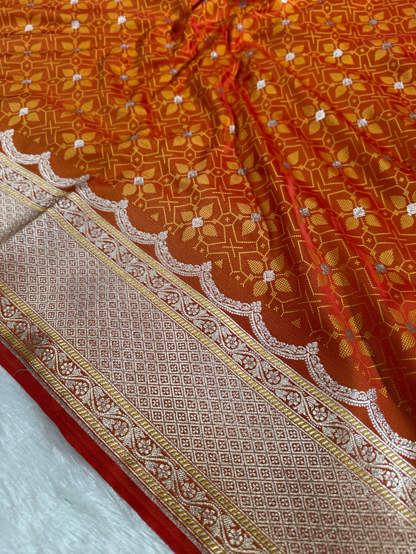 BANARASI MASHRU KATAN SILK SAREE HN535