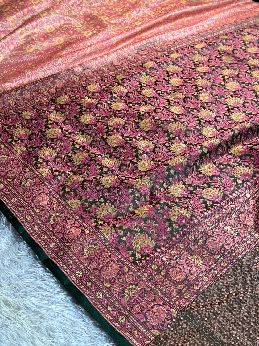 BANARASI JAMAWAR TANCHUI KATAN SILK SAREE JM001