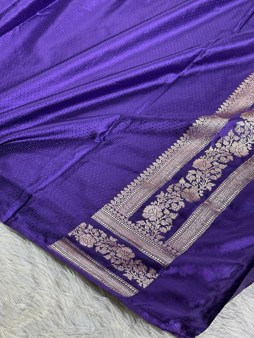 BANARASI MASHRU KATAN SILK SAREE HN840