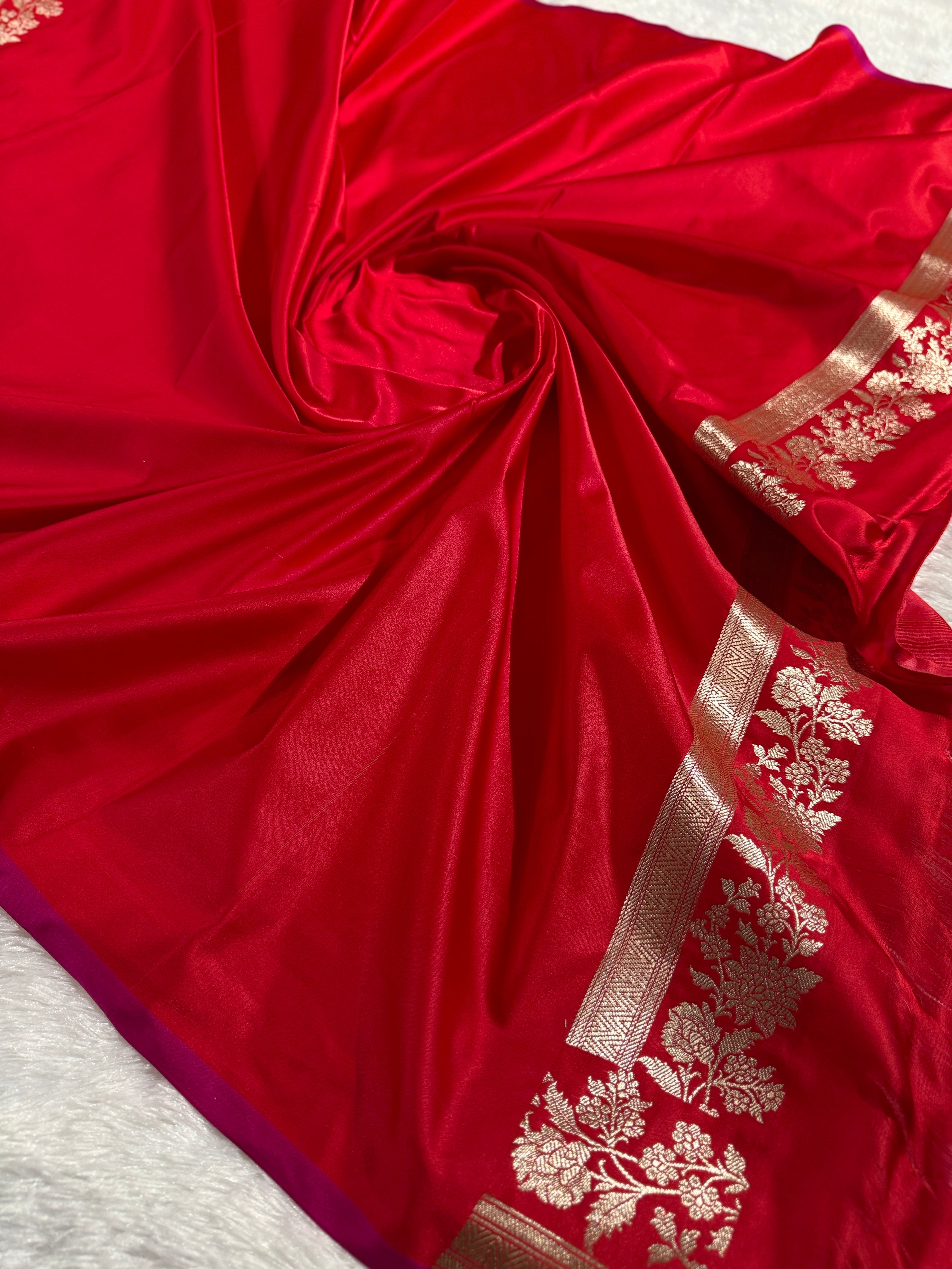 BANARASI MASHRU KATAN SILK SAREE HN532