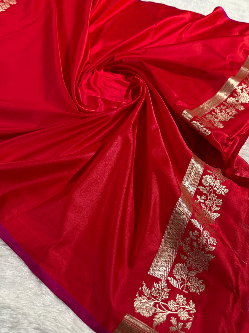 BANARASI MASHRU KATAN SILK SAREE HN532