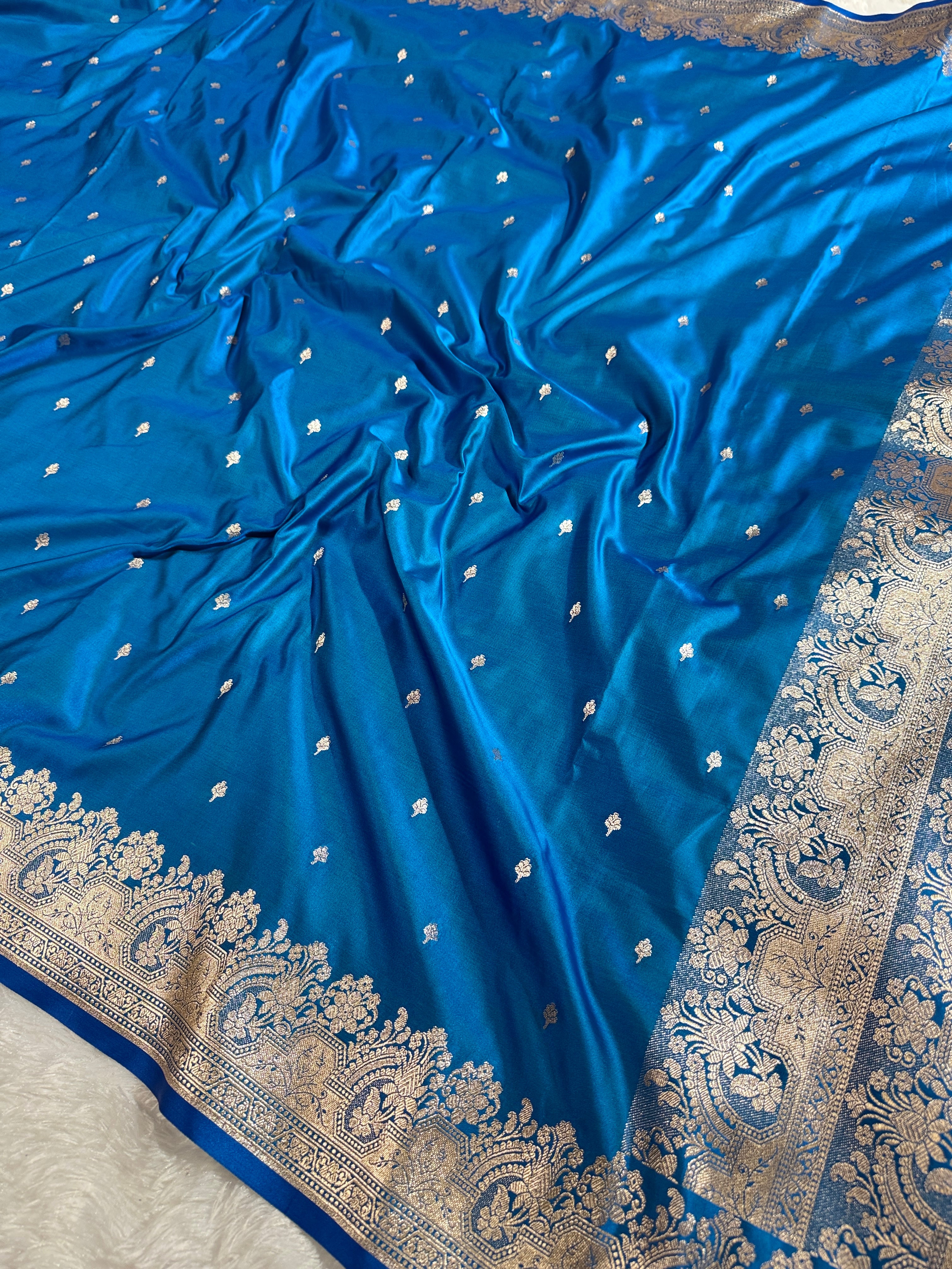 BANARASI MASHRU KATAN SILK SAREE HN537