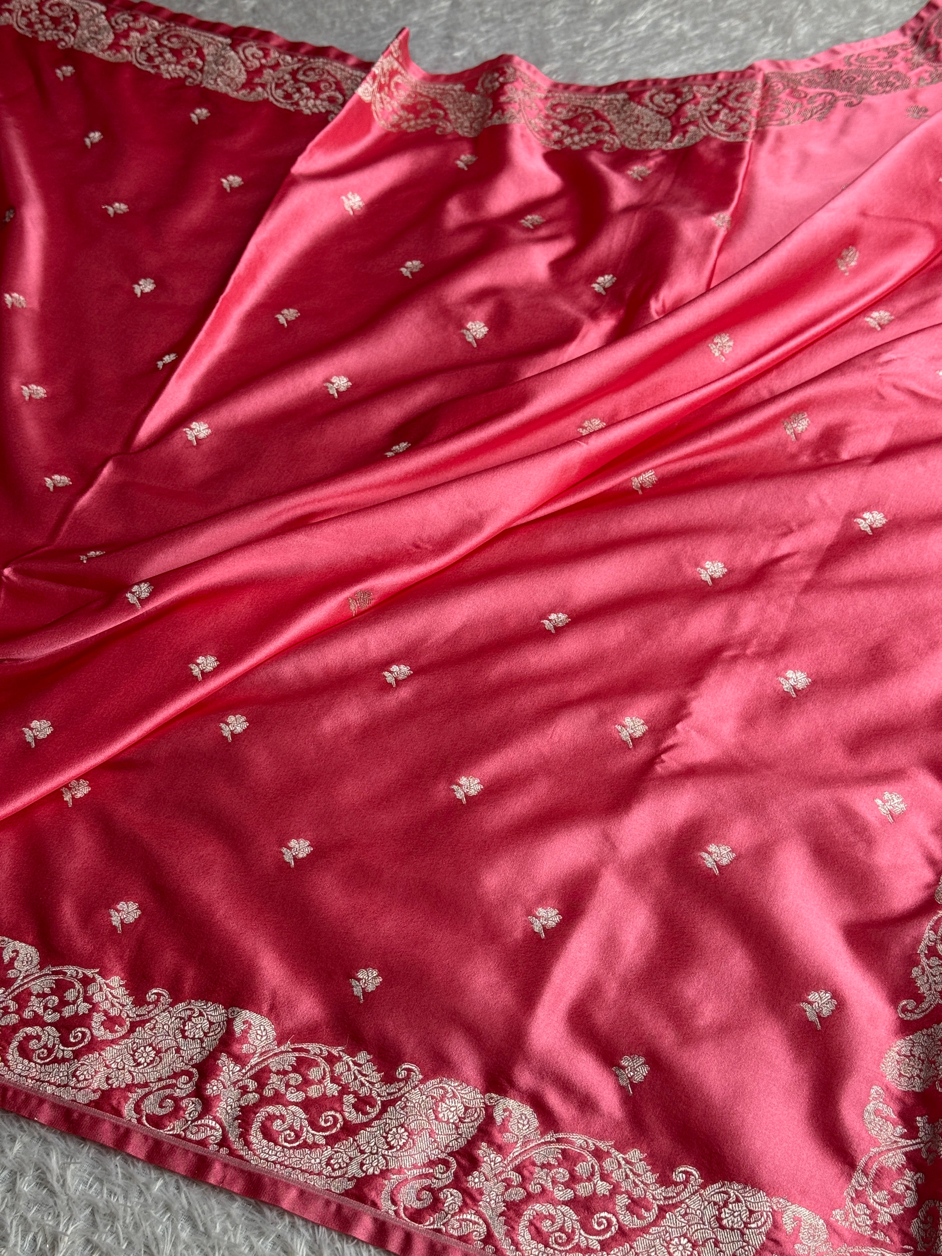 BANARASI MASHRU KATAN SILK SAREE HN123