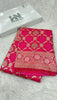 BANARASI MASHRU KATAN SILK SAREE MENAKARI WORK HN155