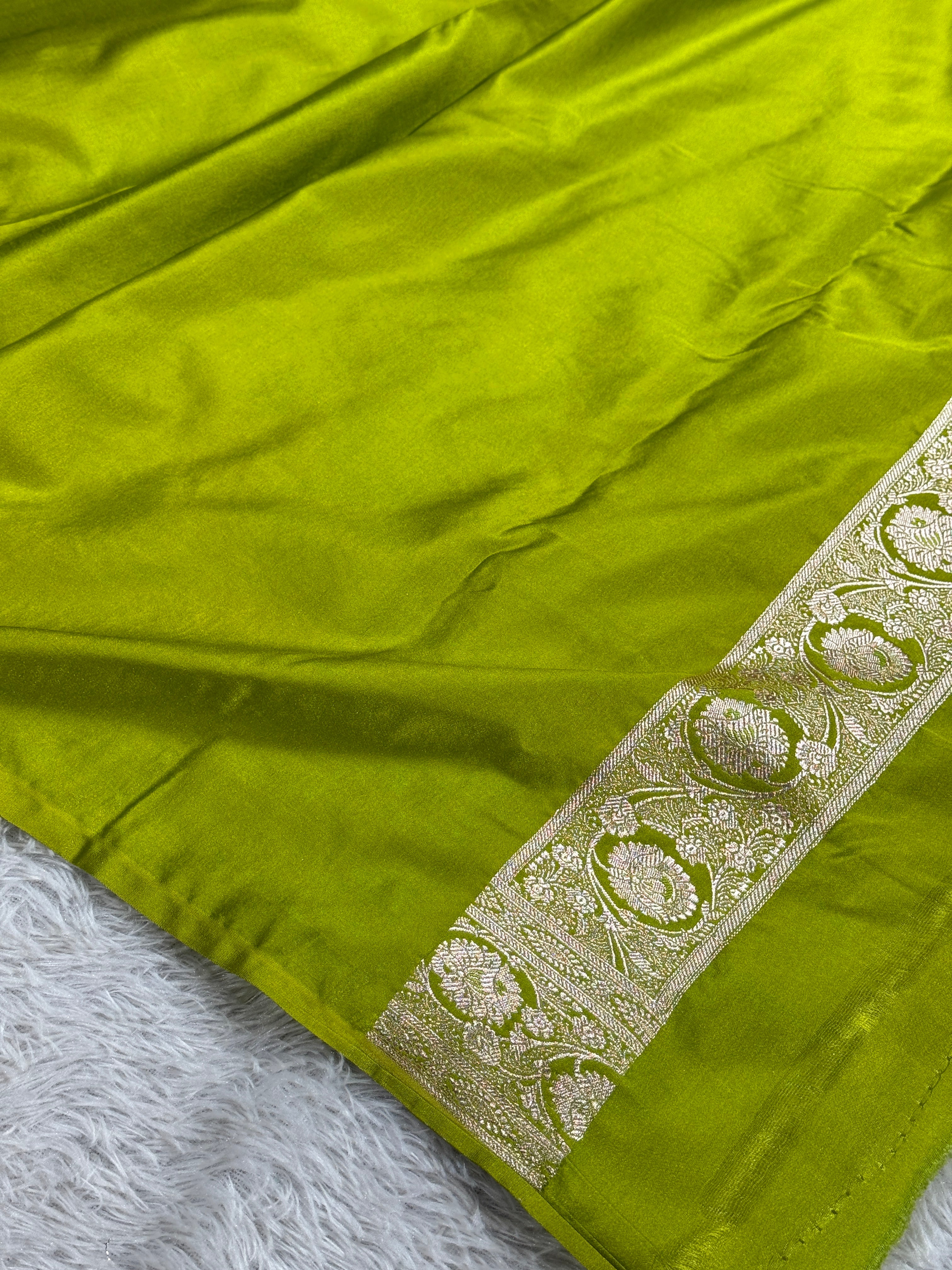 BANARASI MASHRU KATAN SILK SAREE HN651