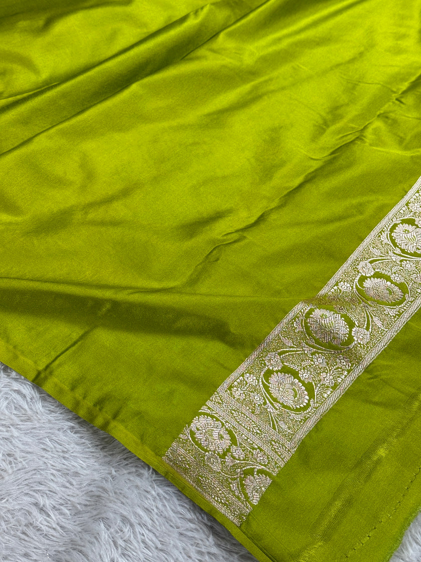 BANARASI MASHRU KATAN SILK SAREE HN651