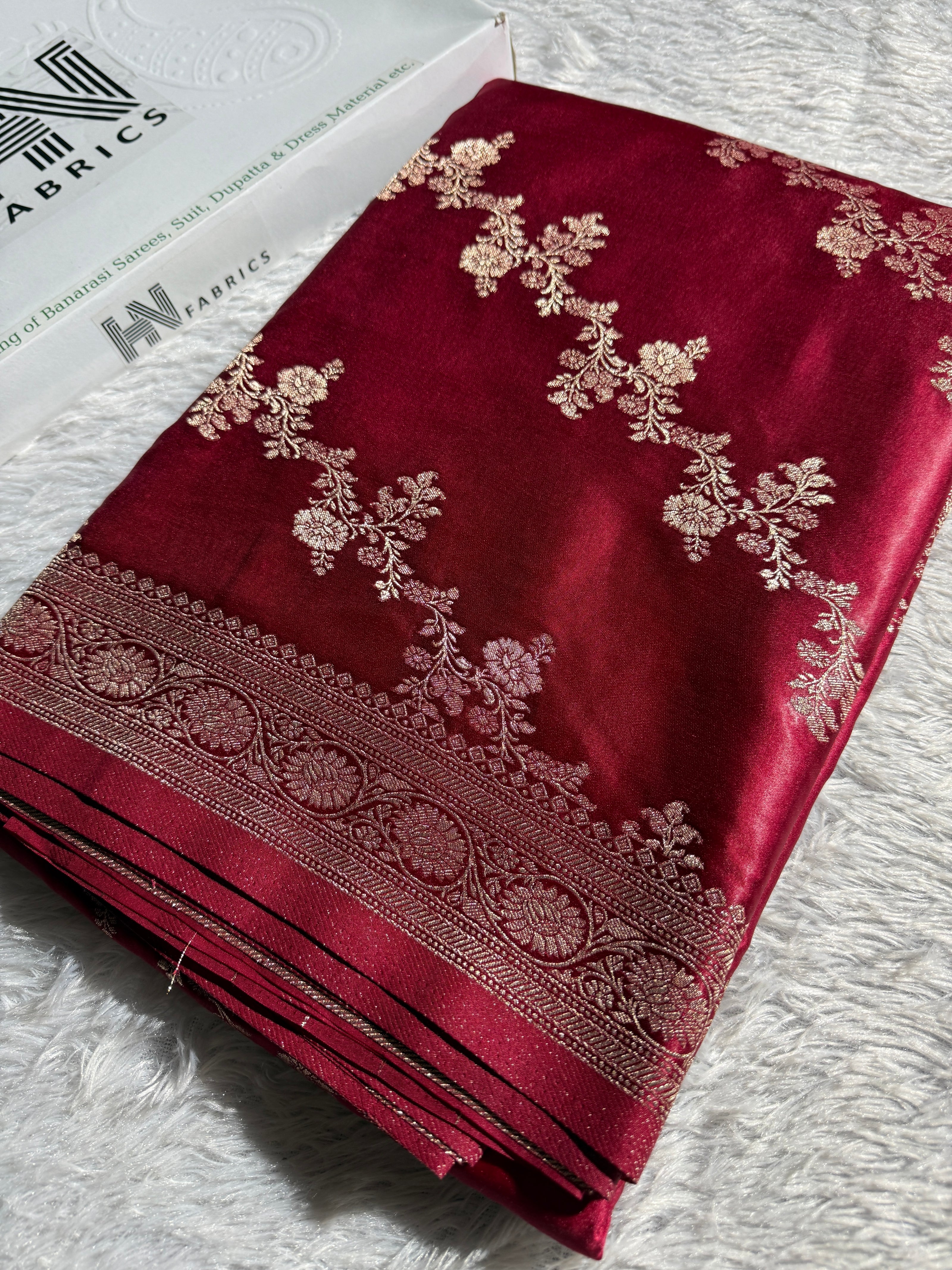 BANARASI MASHRU KATAN SILK SAREE HN144
