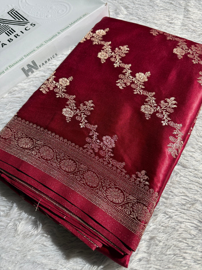 BANARASI MASHRU KATAN SILK SAREE HN144