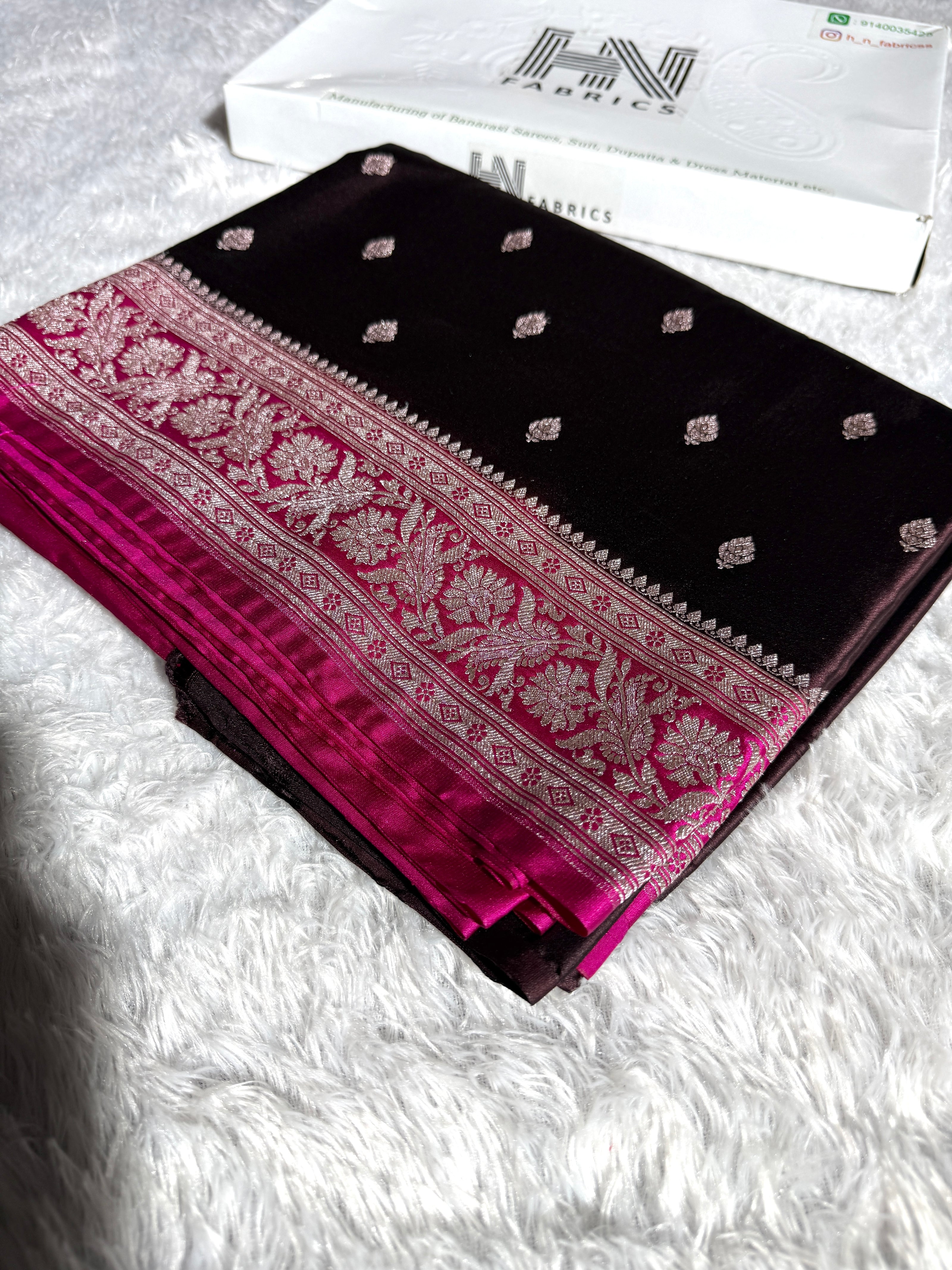 BANARASI MASHRU KATAN SILK SAREE HN508