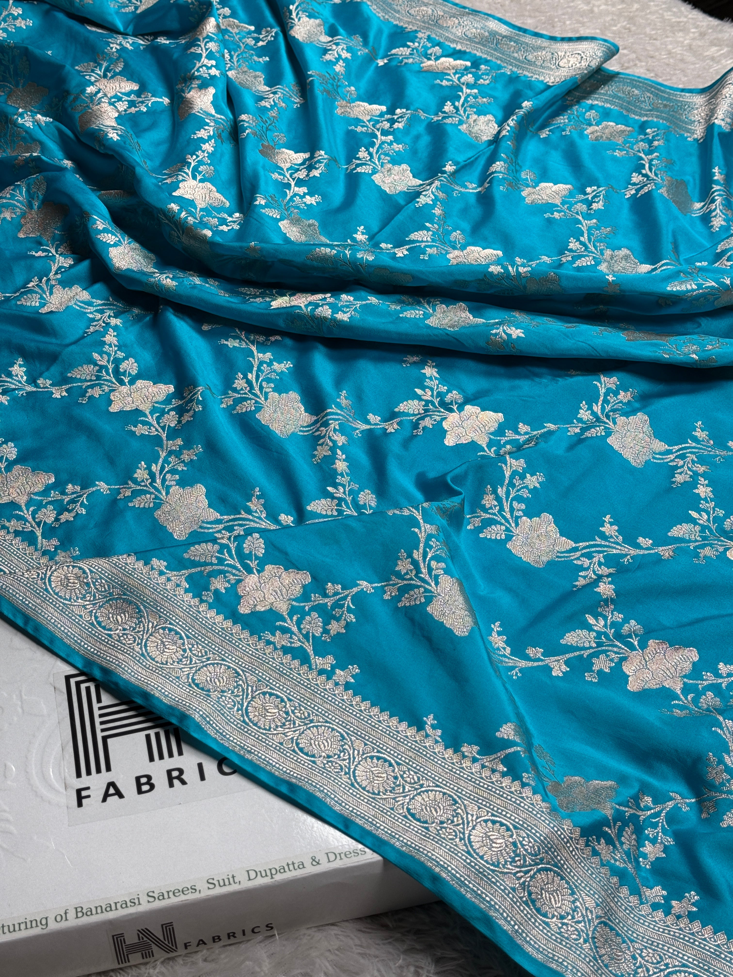 BANARASI MASHRU KATAN SILK SAREE HN575