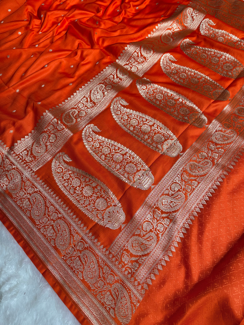 BANARASI MASHRU KATAN SILK SAREE HN521
