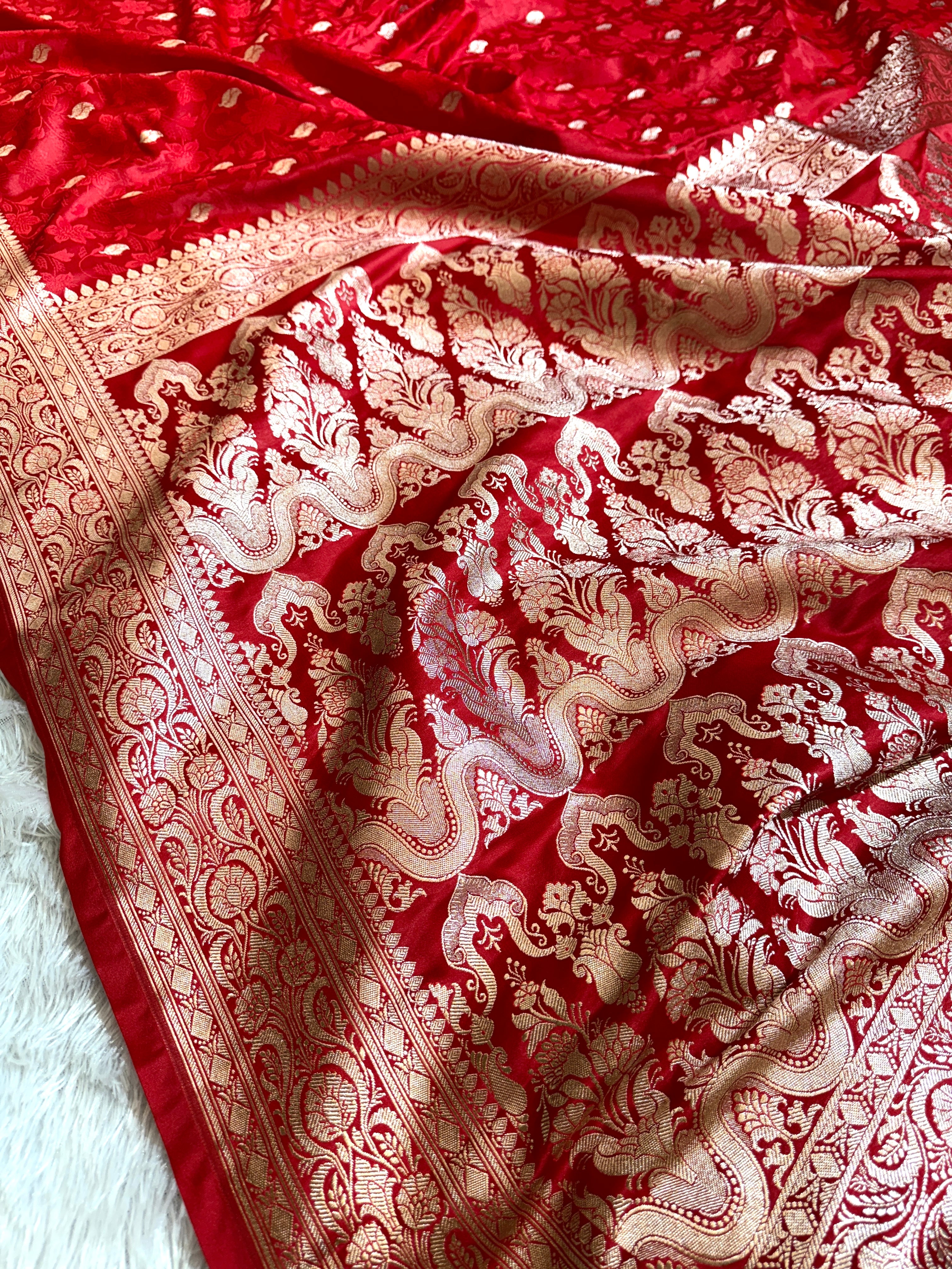 BANARASI MASHRU KATAN SILK SAREE HN515