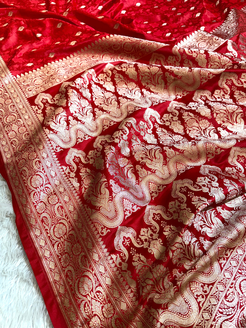 BANARASI MASHRU KATAN SILK SAREE HN515
