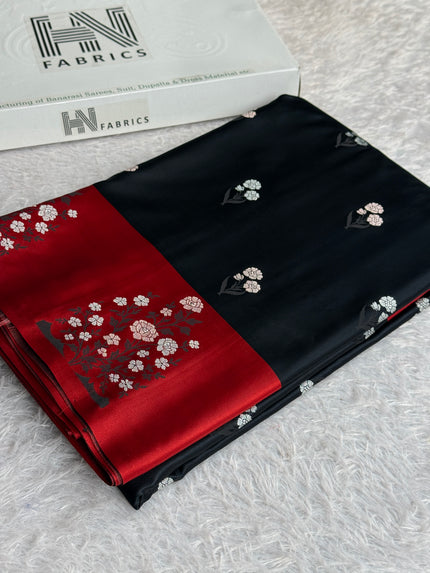 BANARASI MASHRU KATAN SILK SAREE MK057