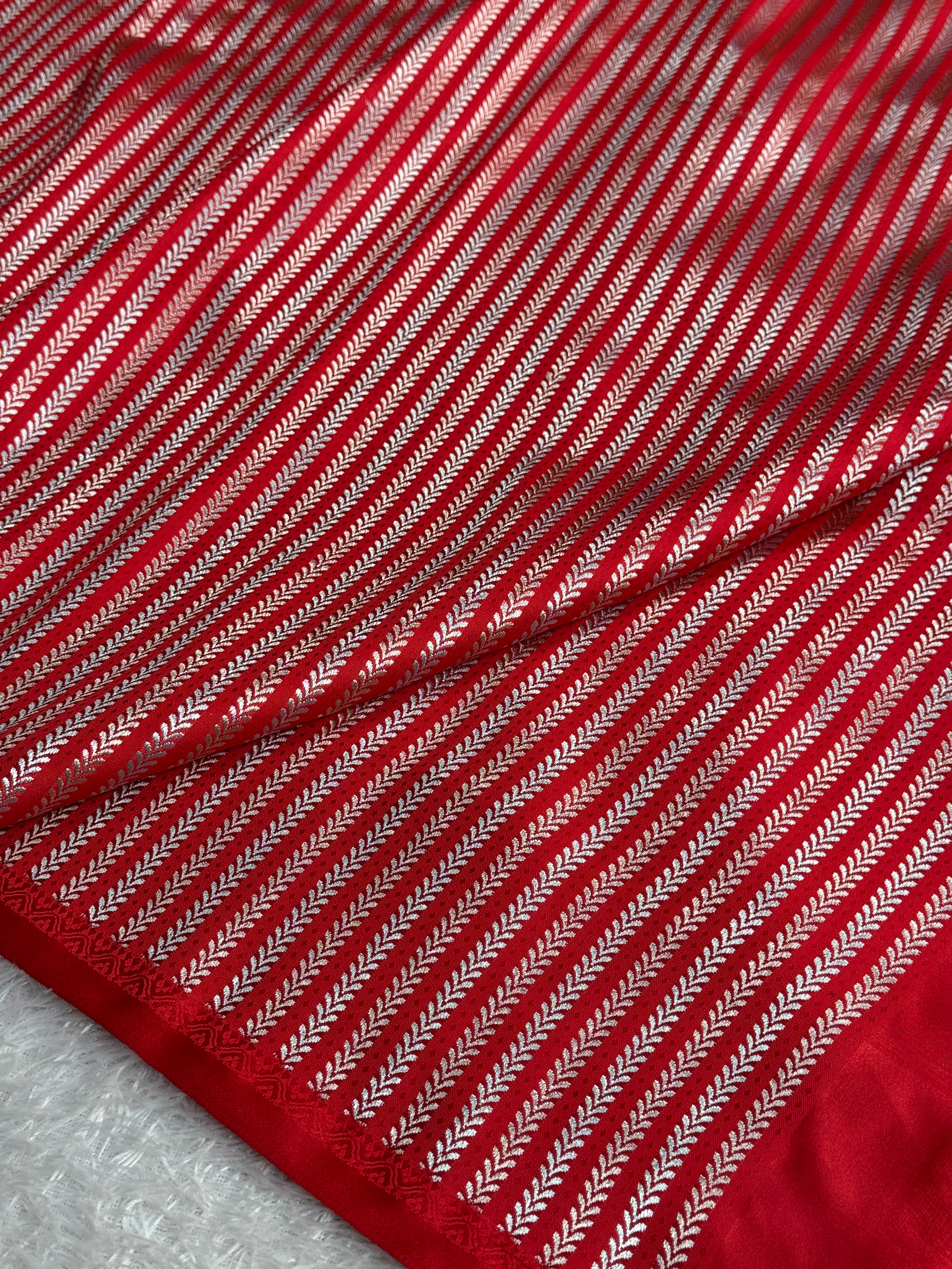 BANARASI MASHRU KATAN SILK SAREE MK057