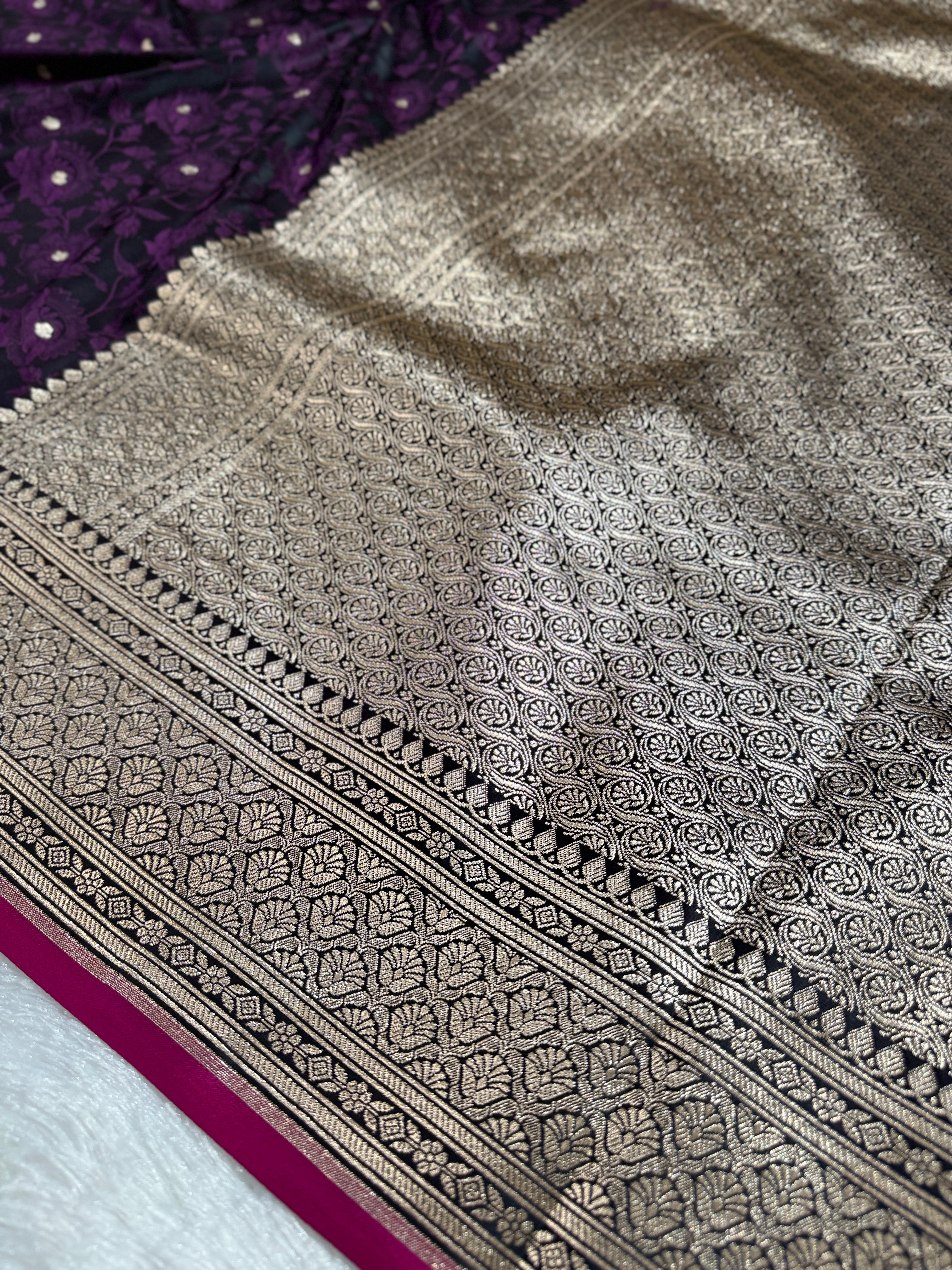 BANARASI MASHRU KATAN SILK SAREE HN531