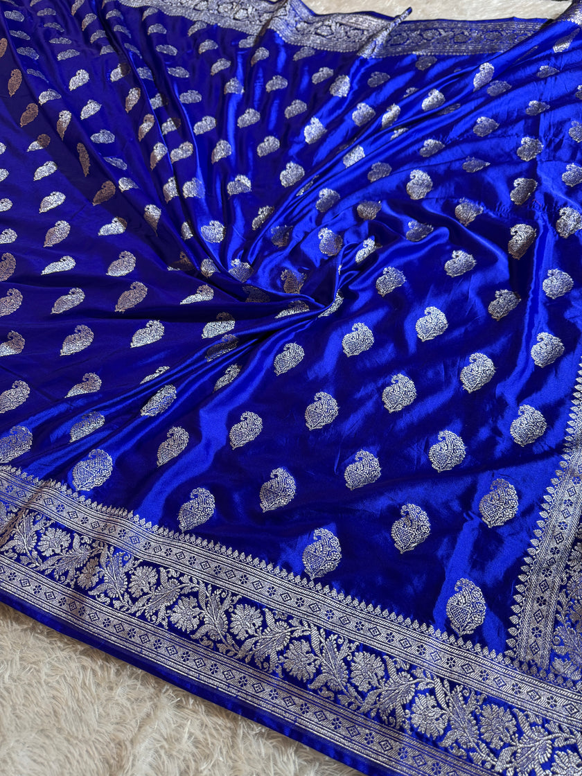 BANARASI MASHRU KATAN SILK SAREE HN513