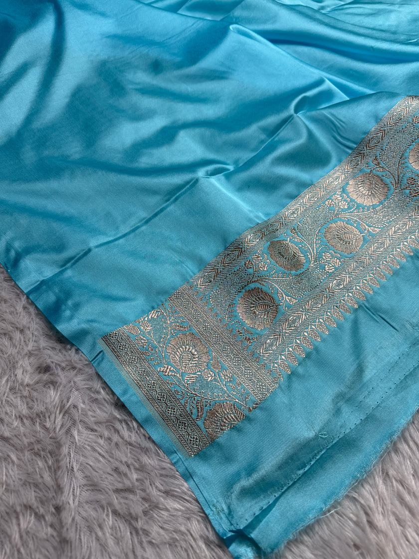 BANARASI MASHRU KATAN SILK SAREE HN540