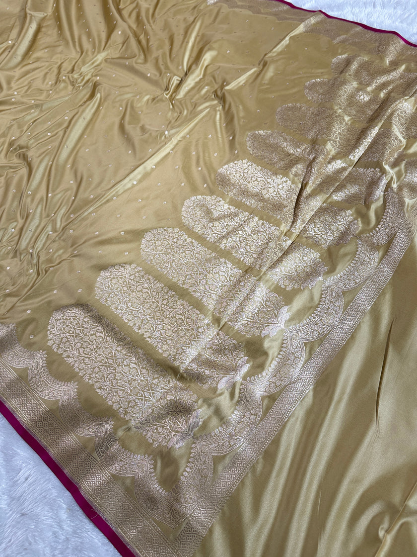 BANARASI MASHRU KATAN SILK SAREE HN354