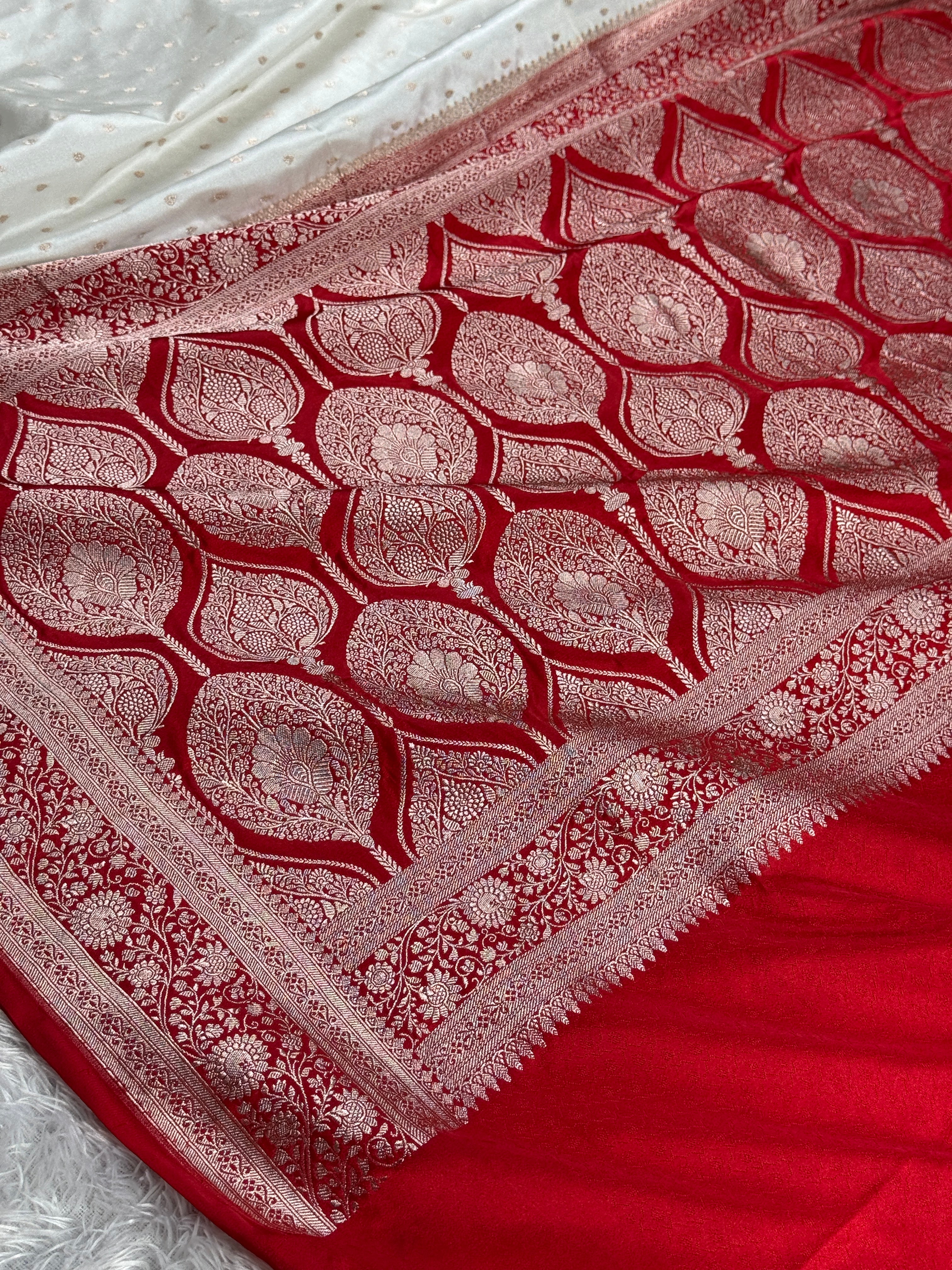 BANARASI MASHRU KATAN SILK SAREE HN820
