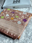 BANARASI MASHRU KATAN SILK SAREE MK023