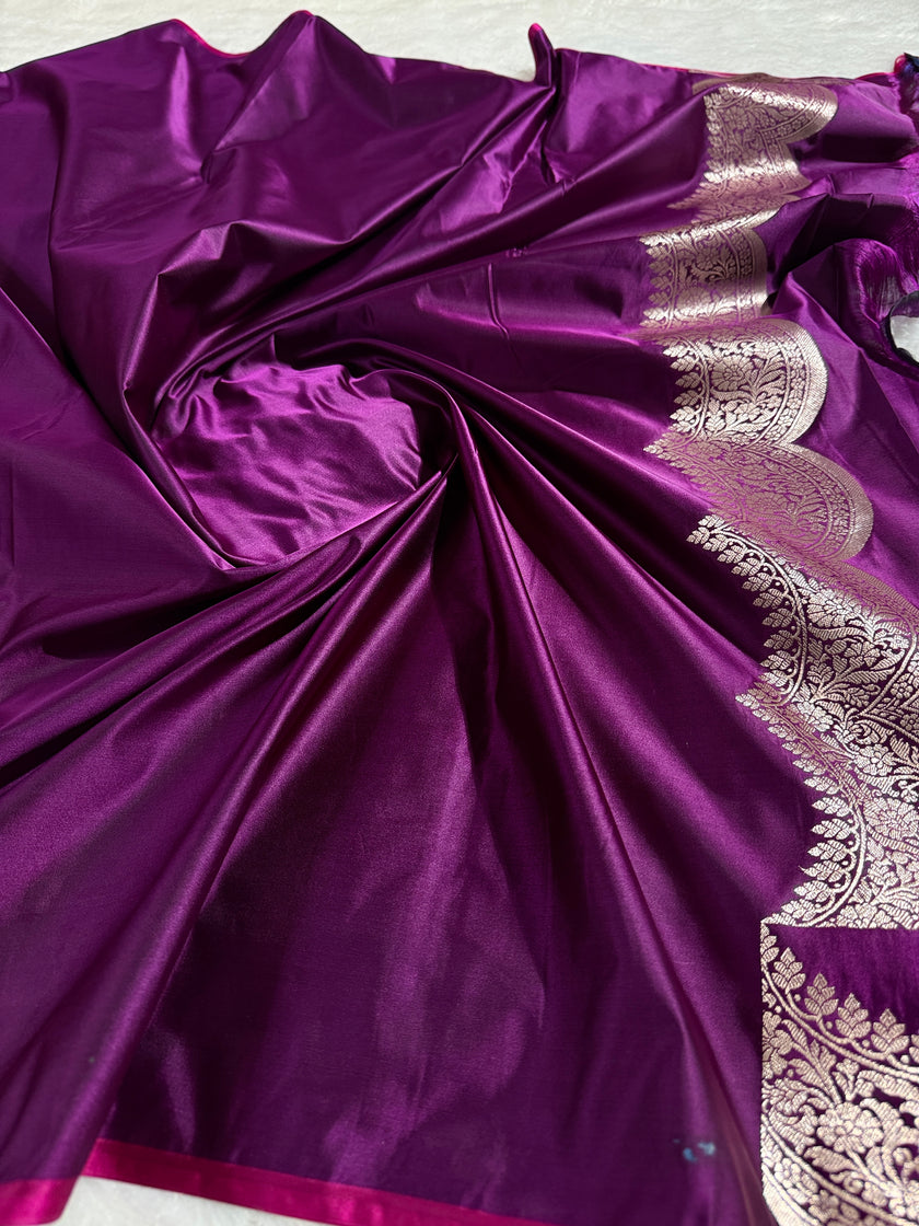 BANARASI MASHRU KATAN SILK SAREE HN530