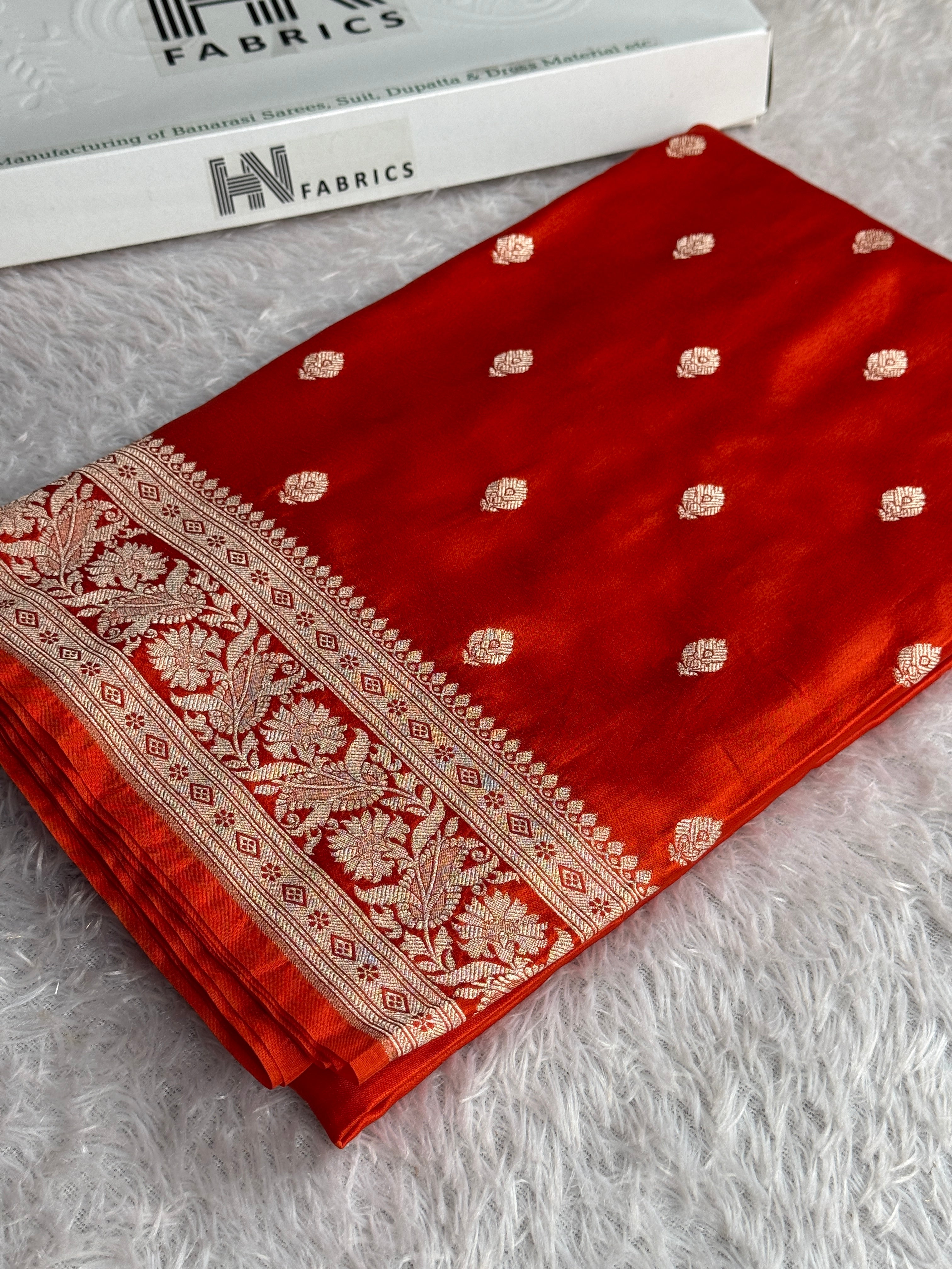 BANARASI MASHRU KATAN SILK SAREE MK030