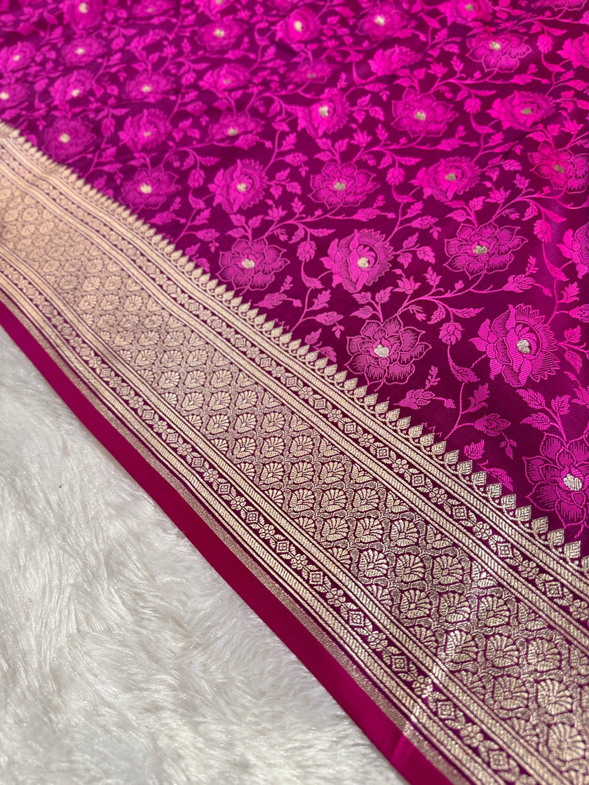 BANARASI MASHRU KATAN SILK SAREE HN531