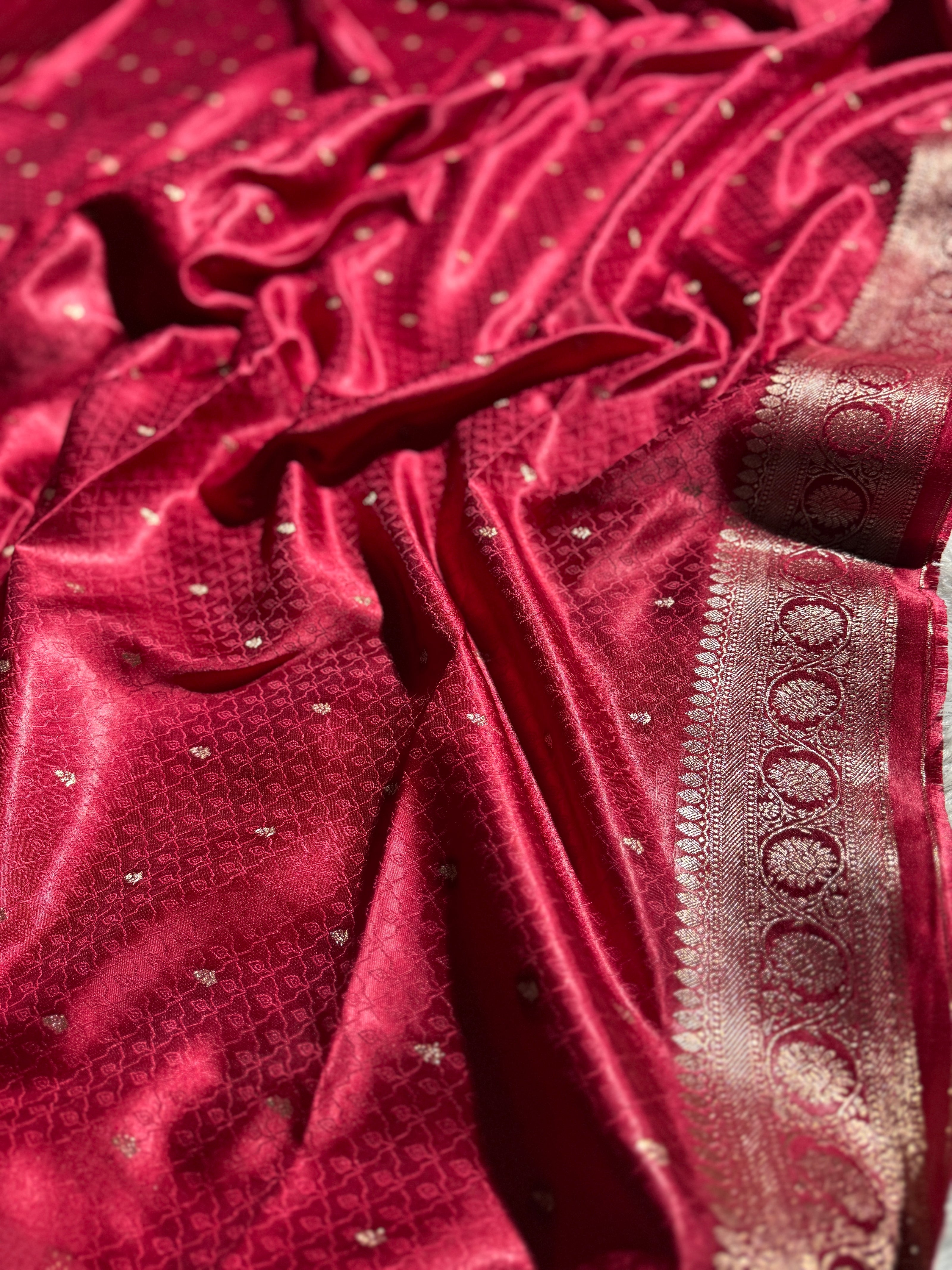 BANARASI MASHRU KATAN SILK SAREE HN144