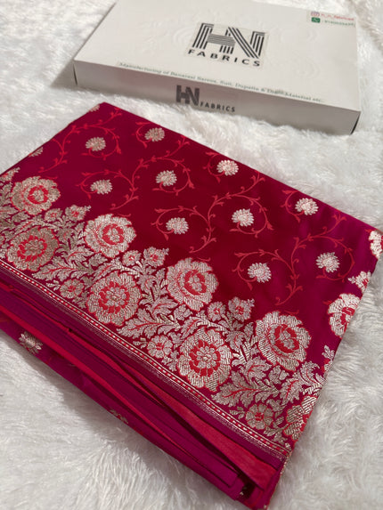 BANARASI MASHRU KATAN SILK SAREE HN533