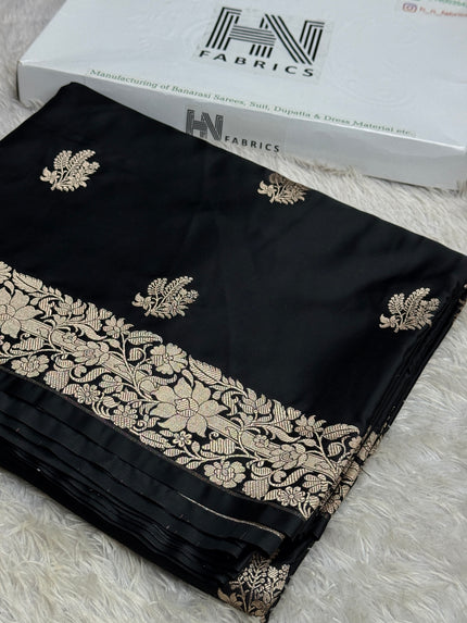 BANARASI MASHRU KATAN SILK SAREE HN825