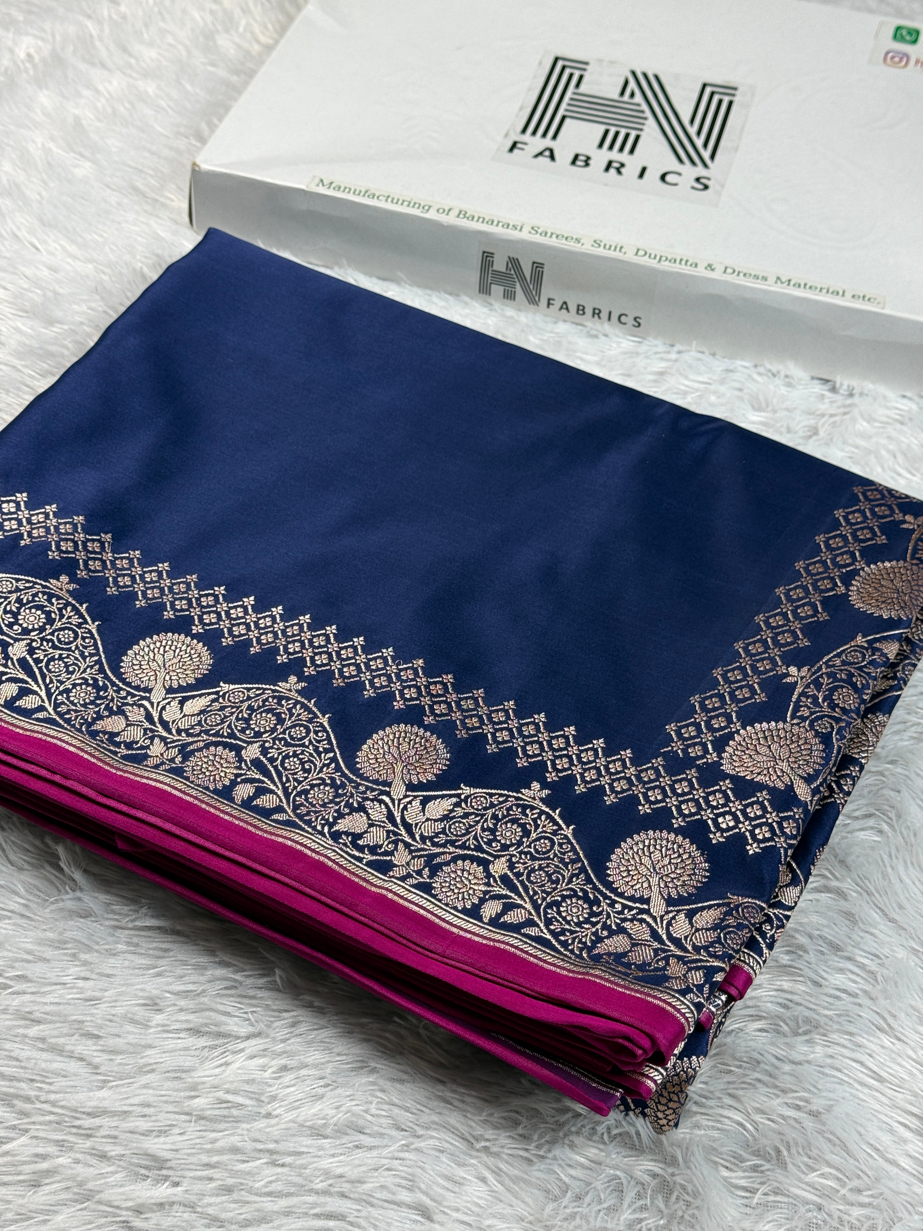 BANARASI MASHRU KATAN SILK SAREE MK002