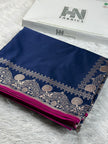 BANARASI MASHRU KATAN SILK SAREE MK002