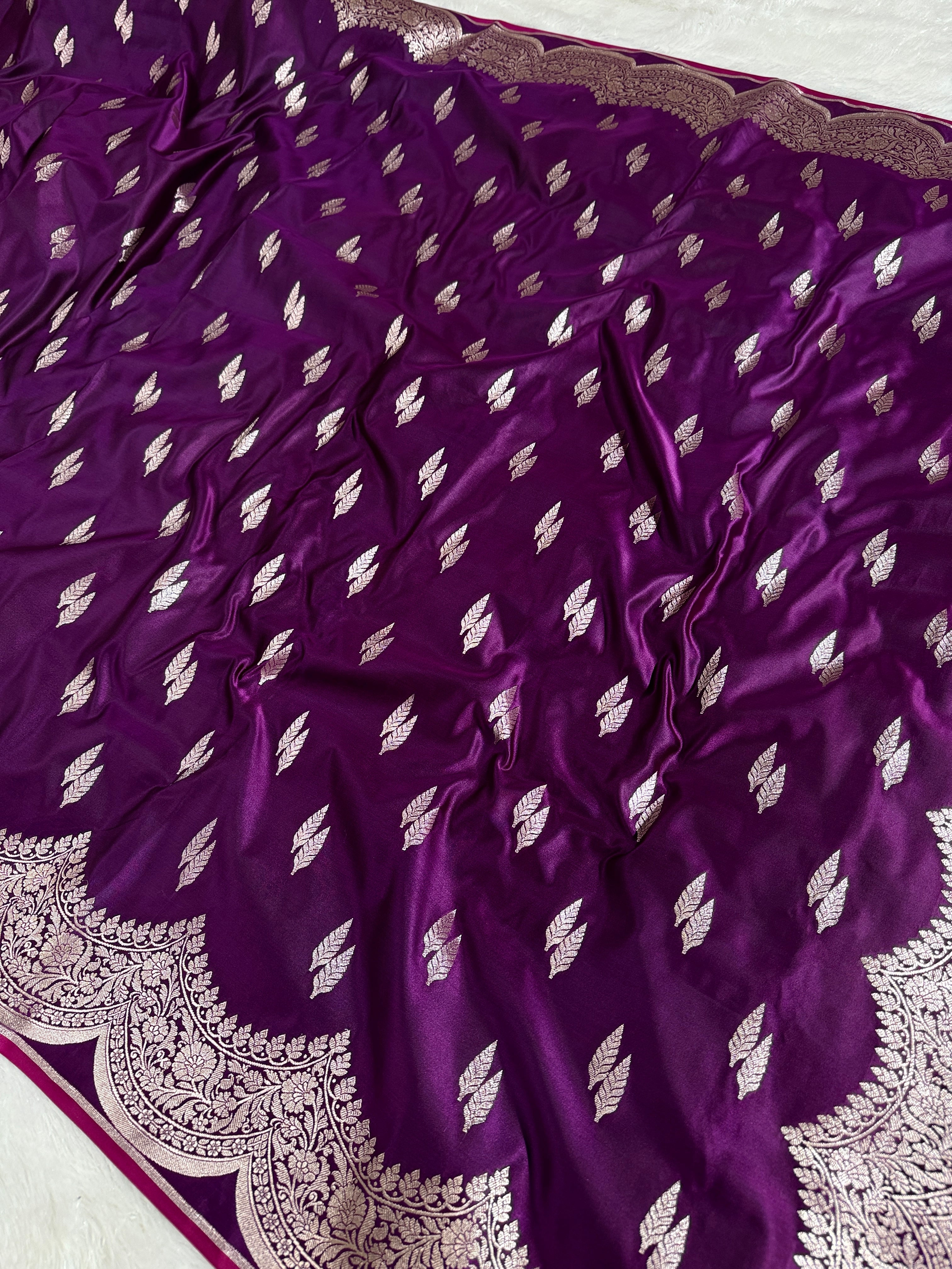 BANARASI MASHRU KATAN SILK SAREE HN530