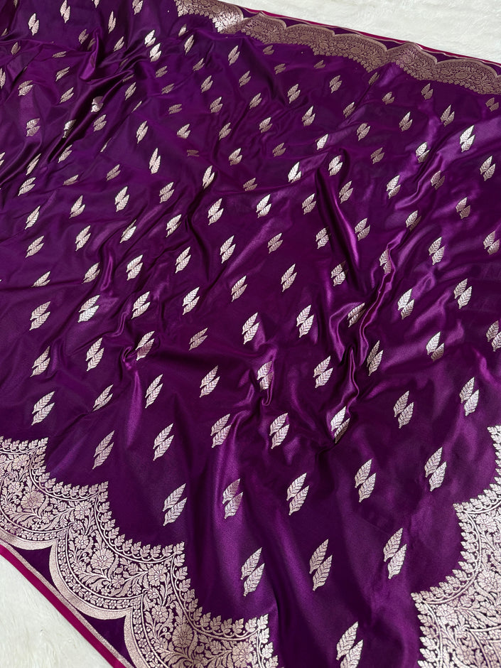 BANARASI MASHRU KATAN SILK SAREE HN530