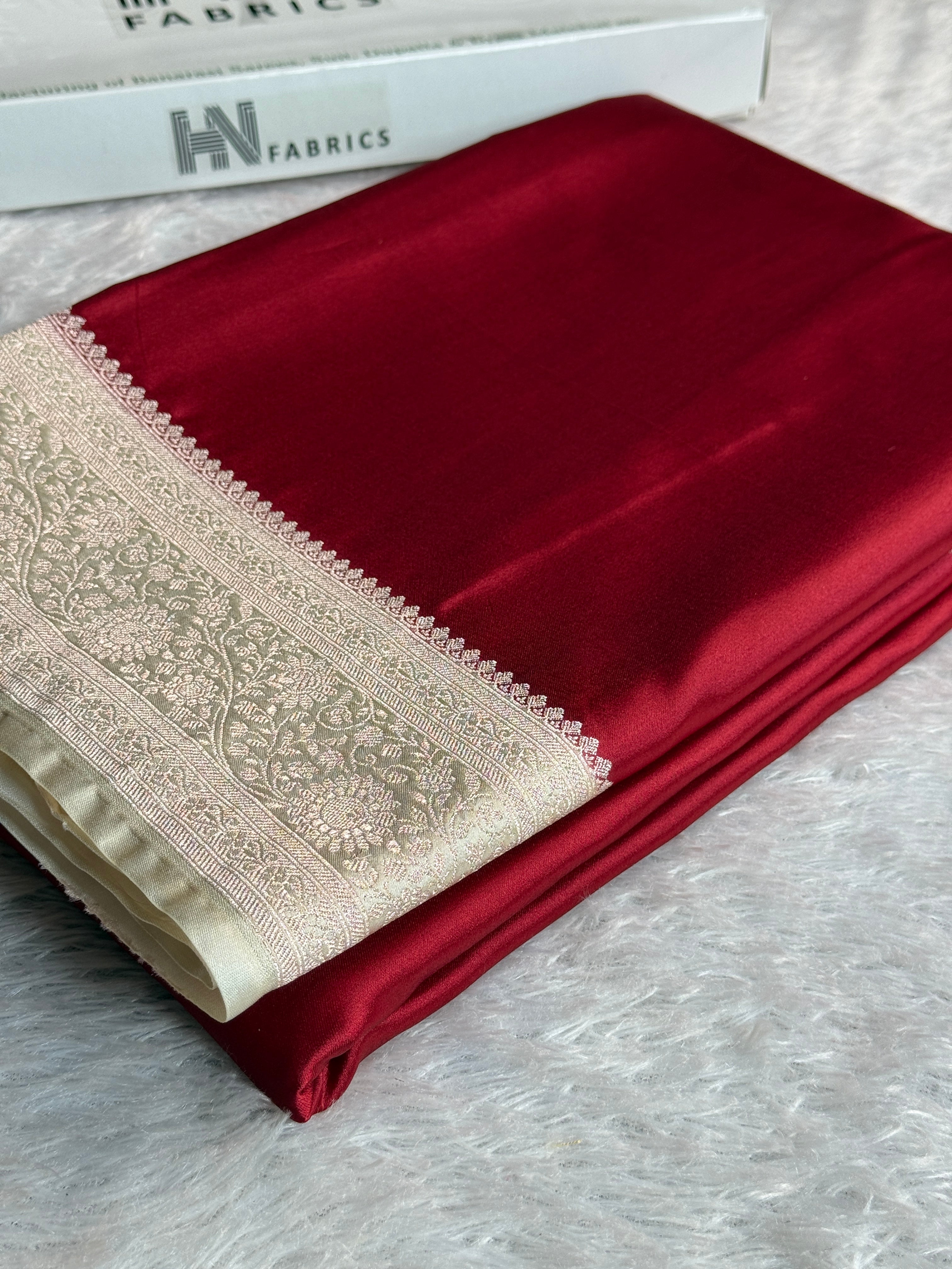 BANARASI MASHRU KATAN SILK SAREE MK025