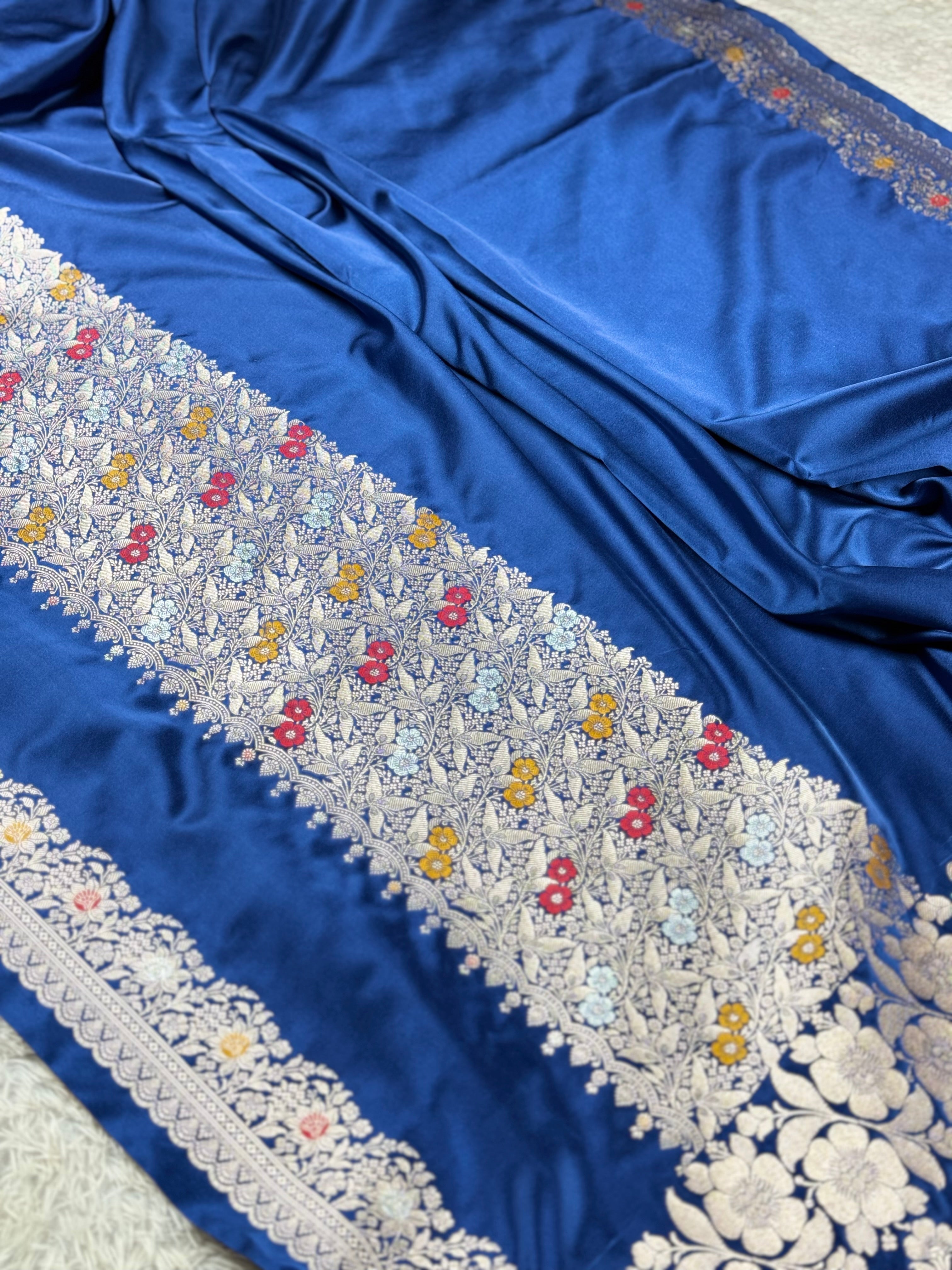 BANARASI MASHRU KATAN SILK SAREE MK013