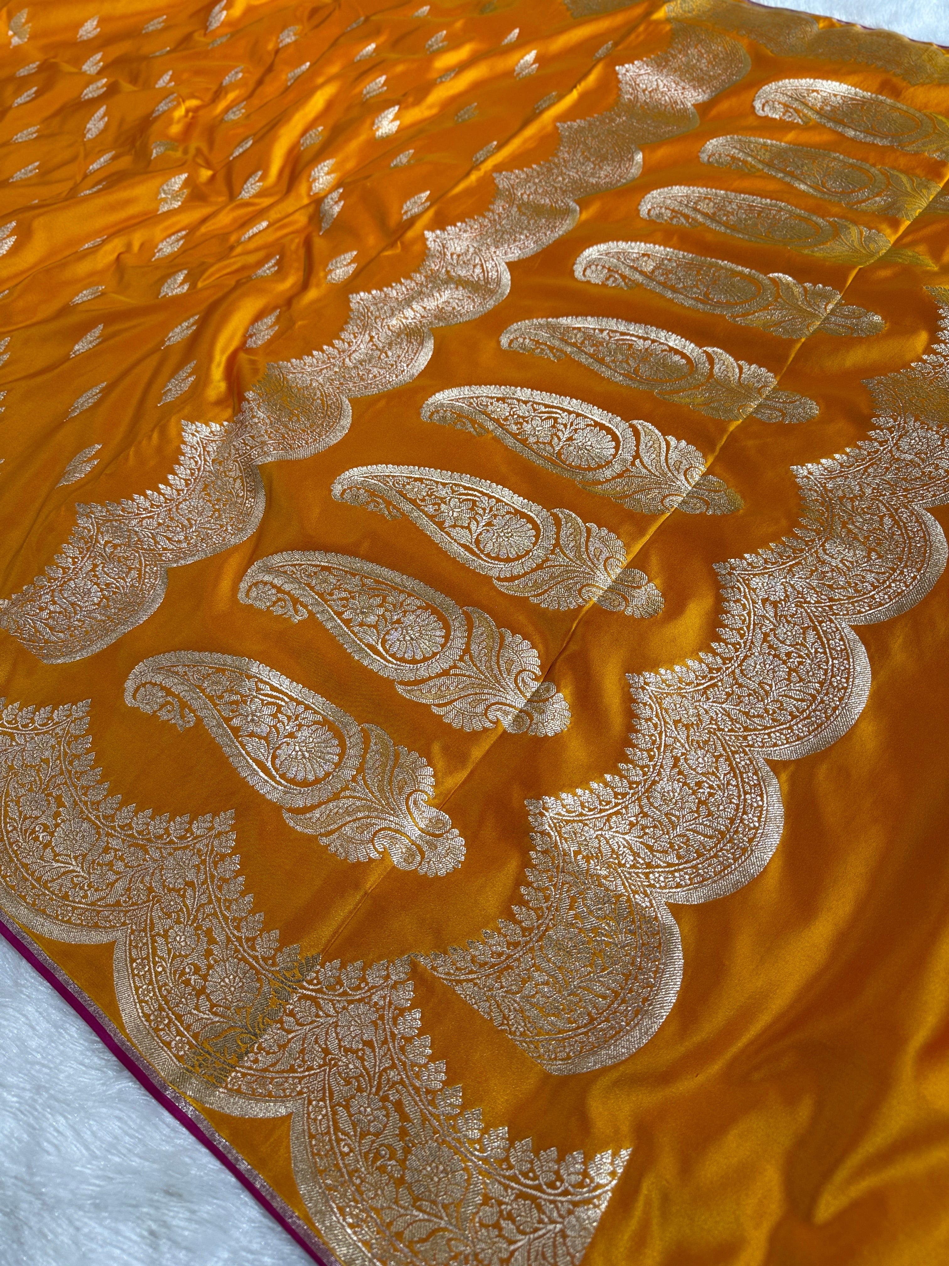 BANARASI MASHRU KATAN SILK SAREE HN530