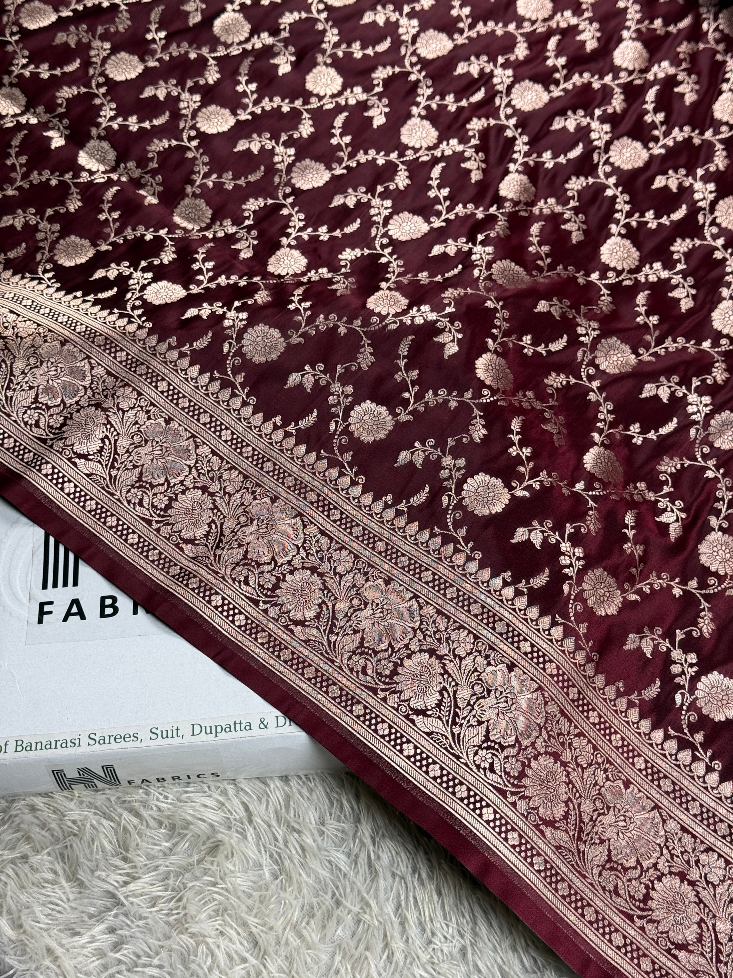 BANARASI MASHRU KATAN SILK SAREE HN950