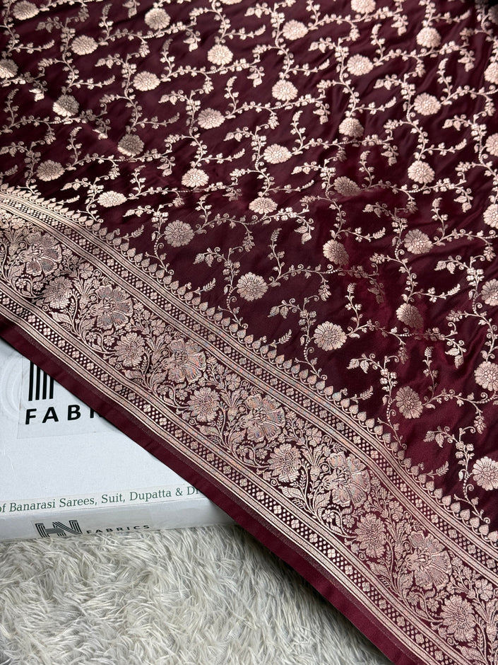BANARASI MASHRU KATAN SILK SAREE HN950