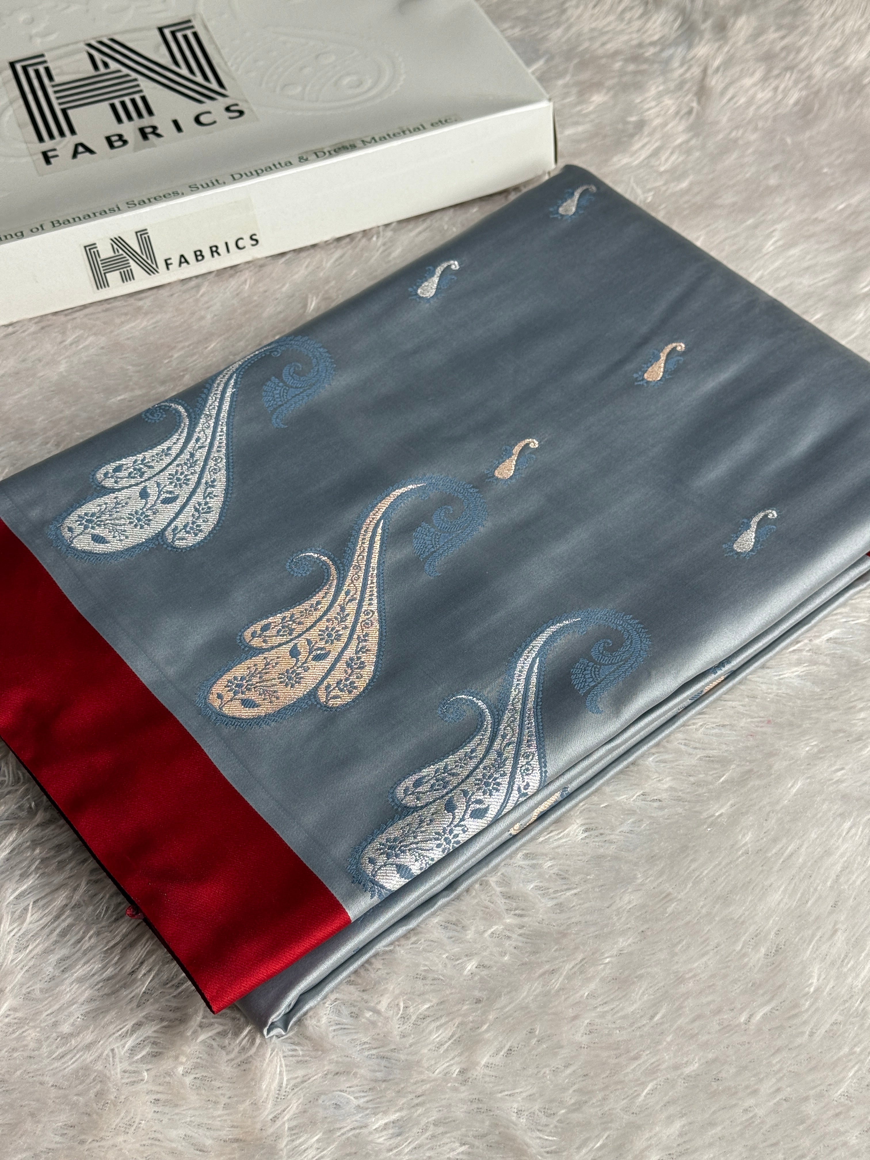 BANARASI MASHRU KATAN SILK SAREE MK021