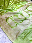 BANARASI MASHRU KATAN SILK SAREE HN546