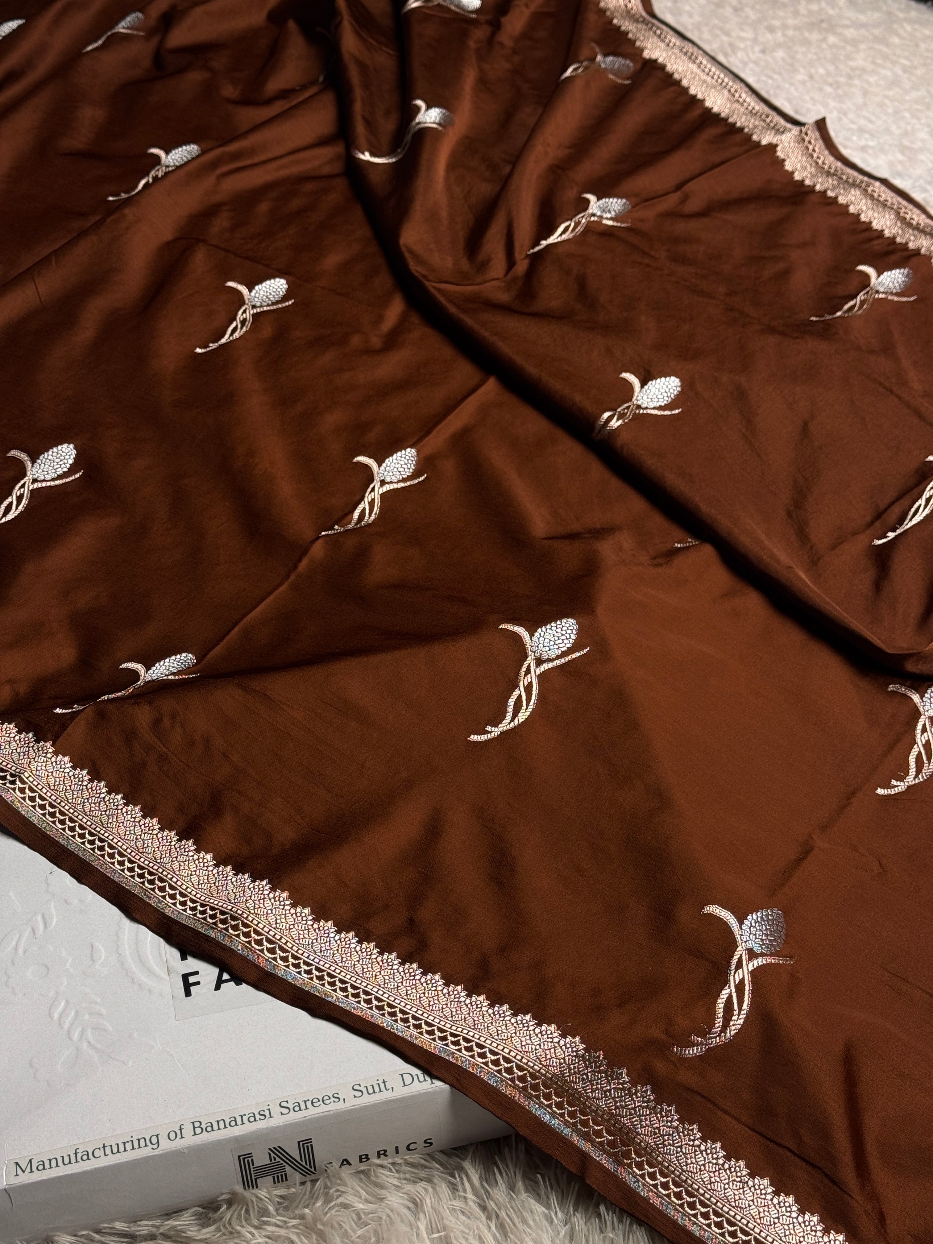 BANARASI MASHRU KATAN SILK SAREE HN710