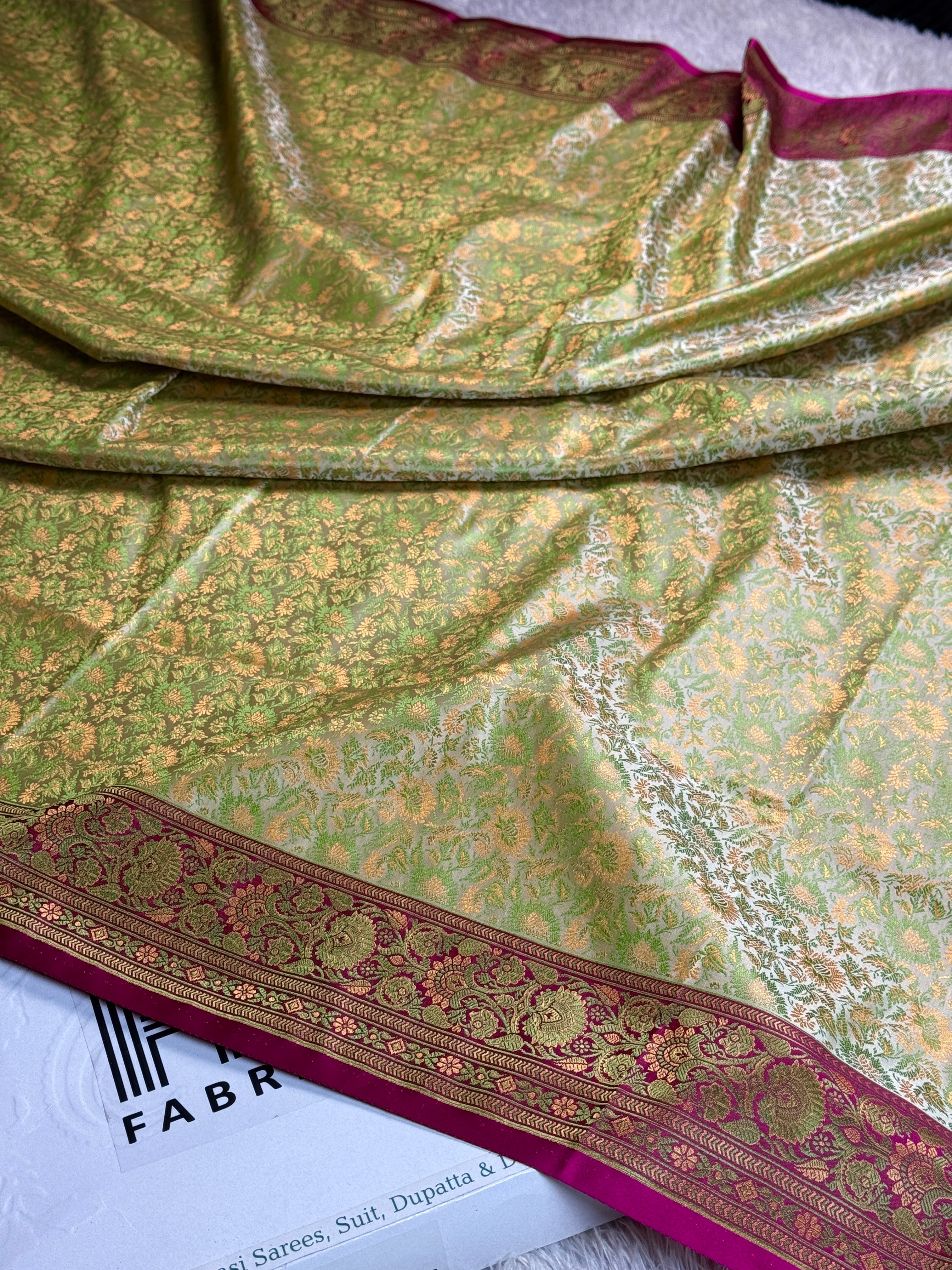 BANARASI JAMAWAR TANCHUI SILK SAREE JM001