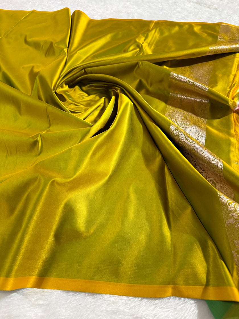 BANARASI MASHRU KATAN SILK SAREE HN537