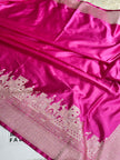BANARASI MASHRU KATAN SILK SAREE BANARASI GHAT DESIGN HN750