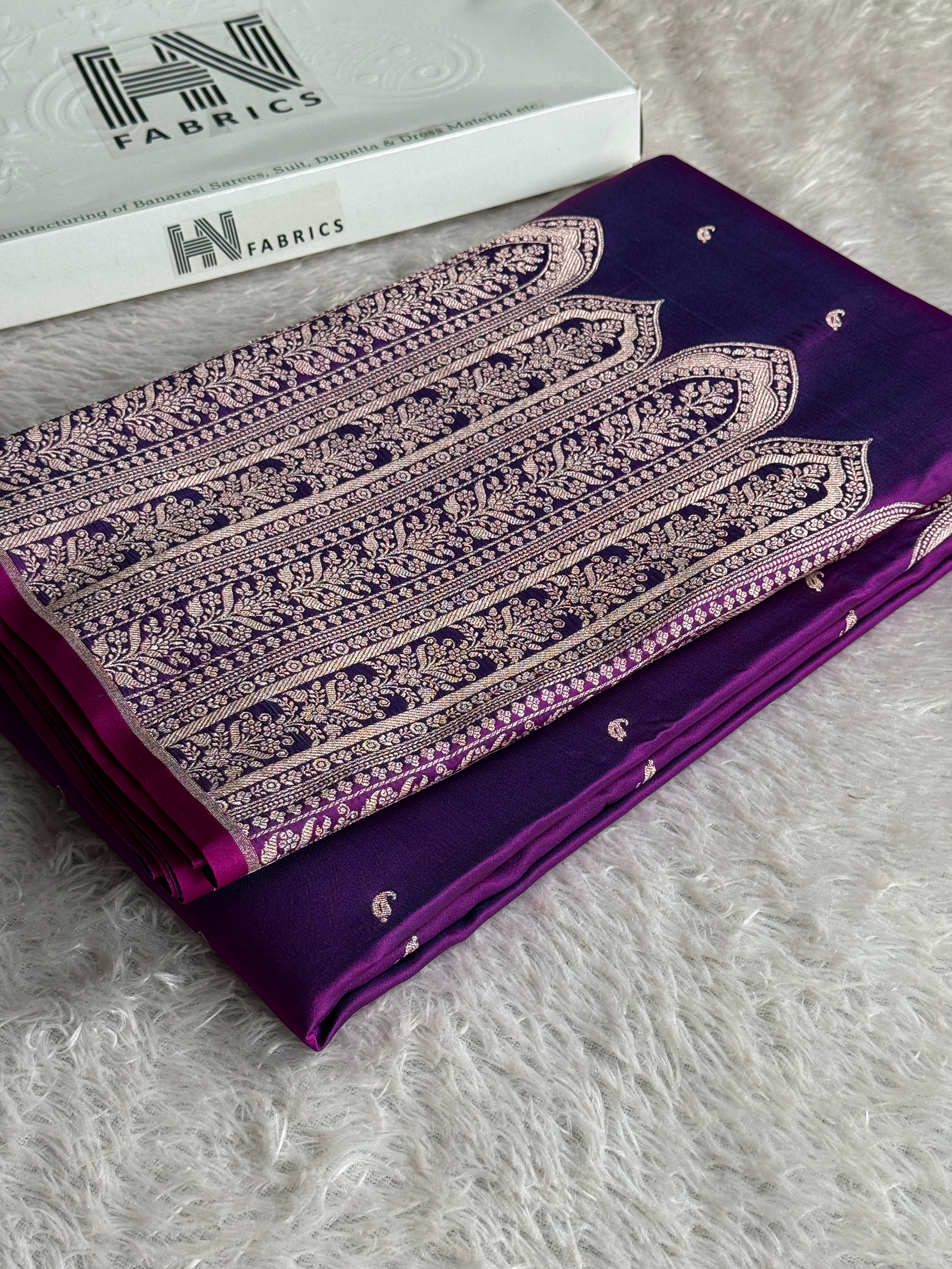 BANARASI MASHRU KATAN SILK SAREE HN102