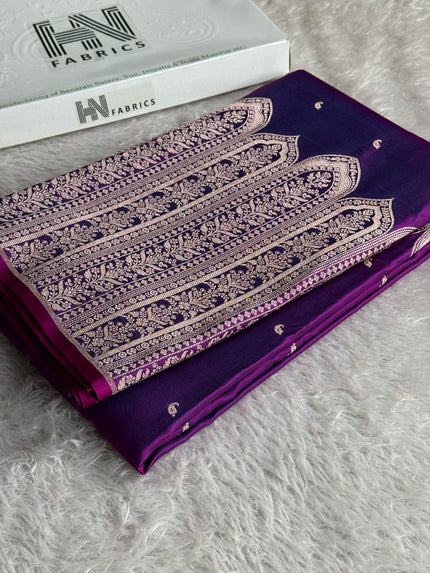 BANARASI MASHRU KATAN SILK SAREE HN102