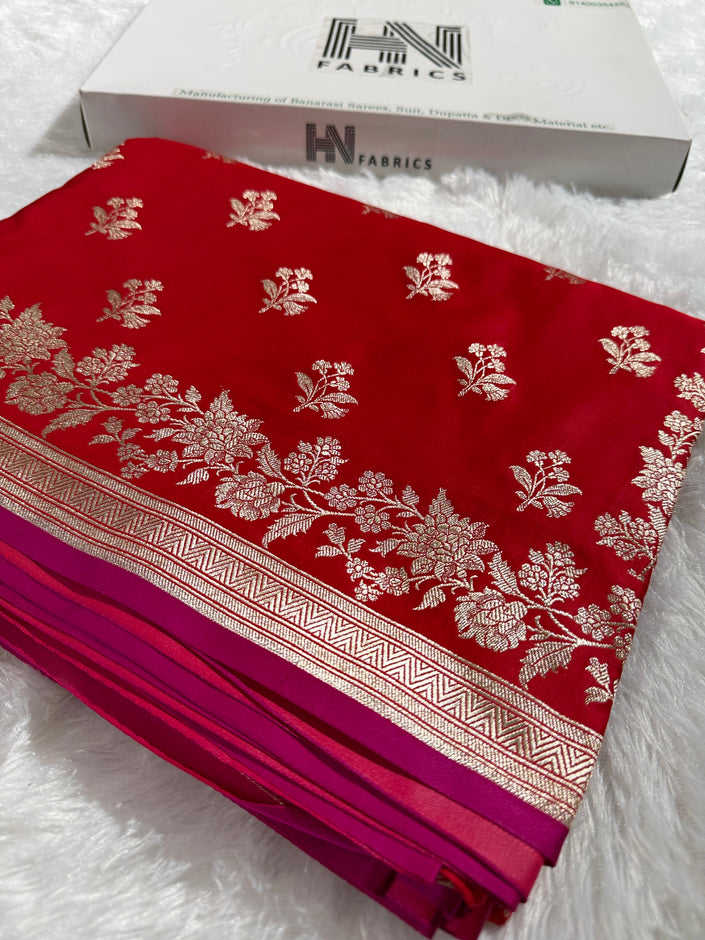 BANARASI MASHRU KATAN SILK SAREE HN532